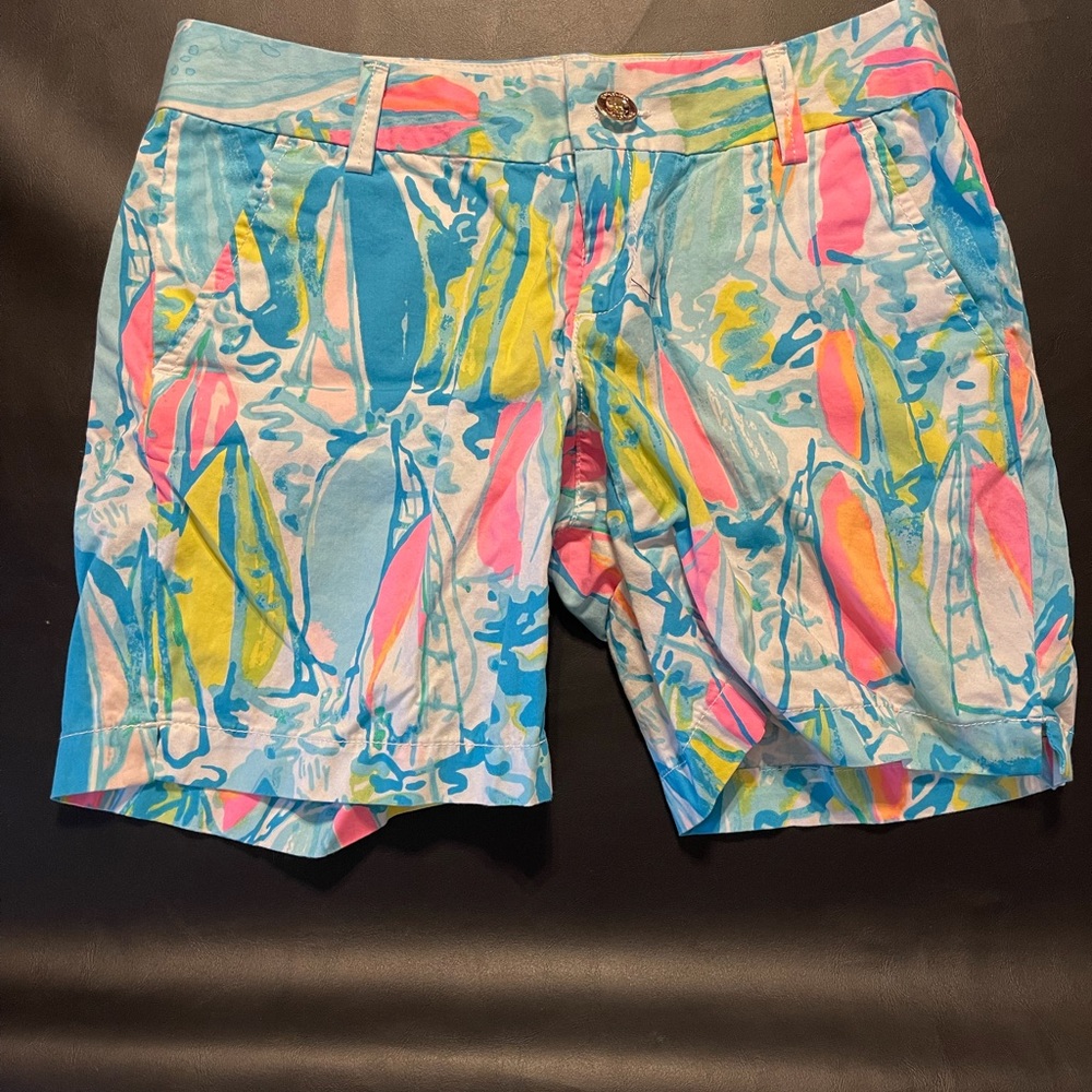 Lily Pulitzer Bermuda sail boat shorts